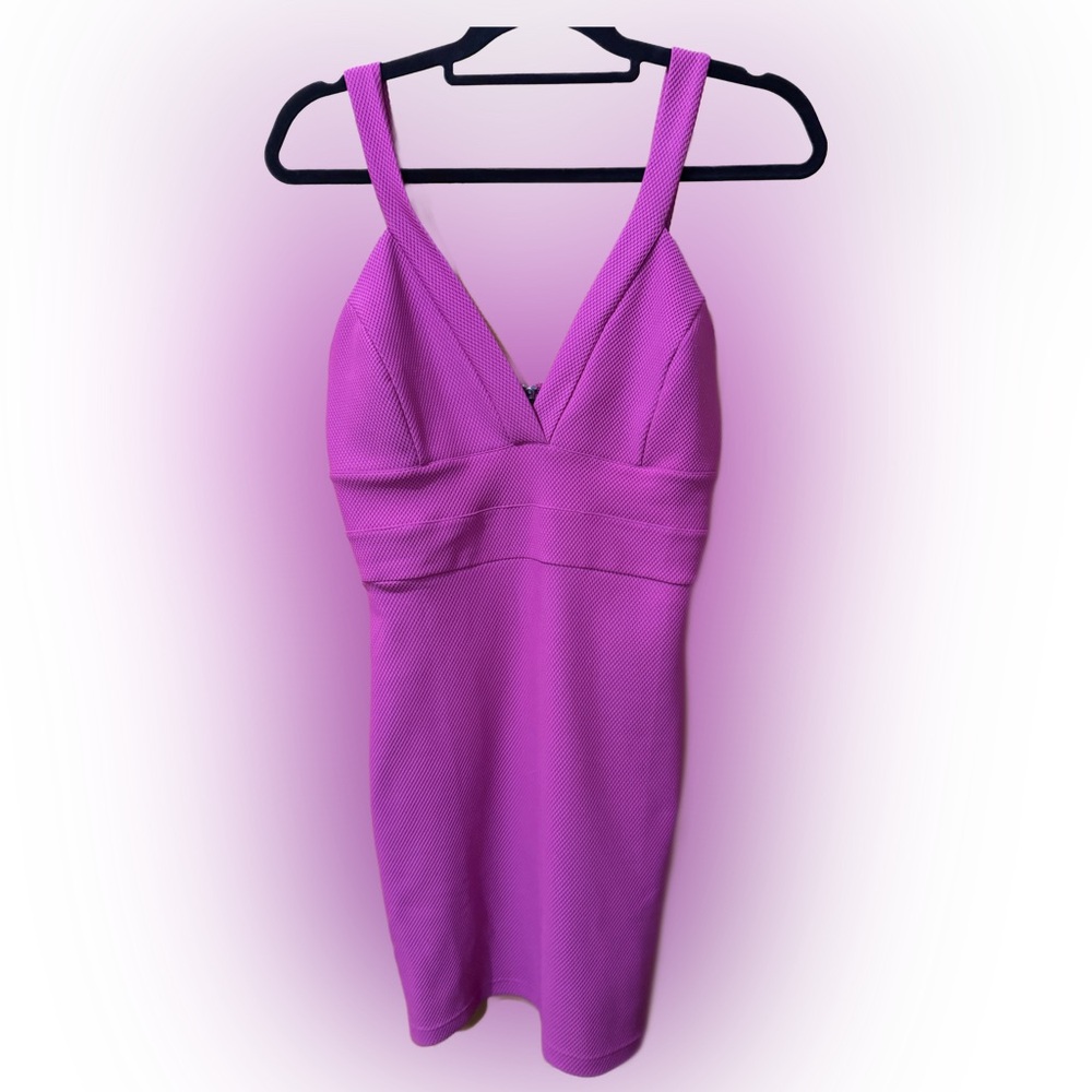 Hot Pink Bandage dress
